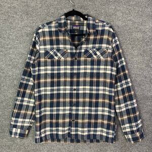 Patagonia Men's Small Organic Cotton Button Down Flannel Shirt